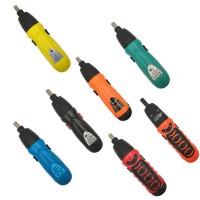 1Set Electric Screwdriver 6V Portable Dry Battery Electric Screwdriver Cordless Mini Drill Compact for Household Repair Tool Kit